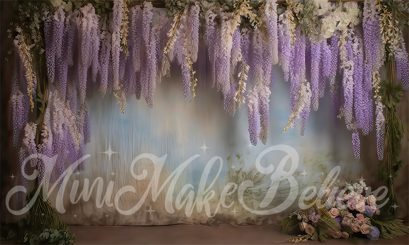 Kate Wisteria Floral Old Masters Backdrop Designed by Mini MakeBelieve - Kate Backdrop AU
