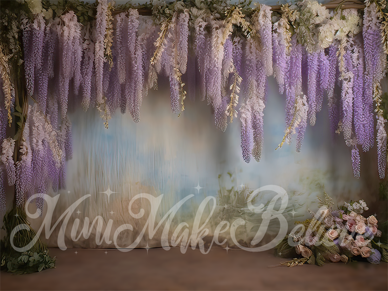Kate Wisteria Floral Old Masters Backdrop Designed by Mini MakeBelieve - Kate Backdrop AU