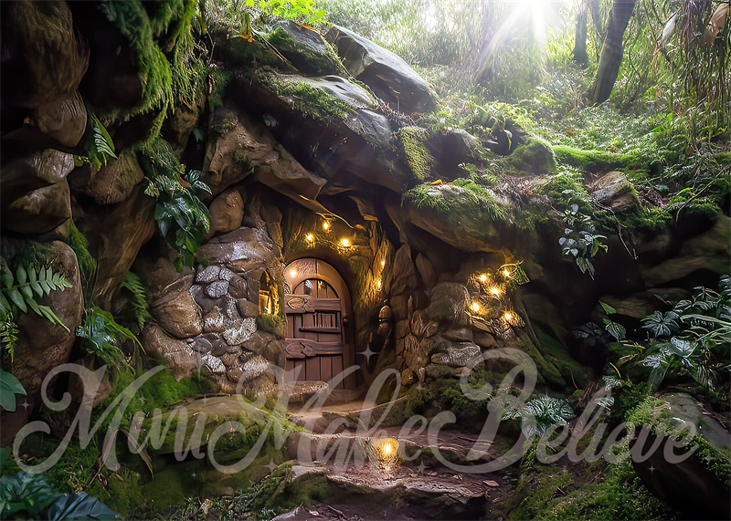 Kate Hobbit Gnome Elf Fairy Home Backdrop Designed by Mini MakeBelieve - Kate Backdrop AU