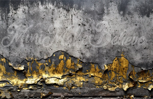Kate Concrete Gold Wall Backdrop Designed by Mini MakeBelieve - Kate Backdrop AU