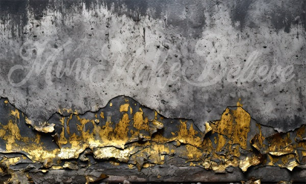 Kate Concrete Gold Wall Backdrop Designed by Mini MakeBelieve - Kate Backdrop AU