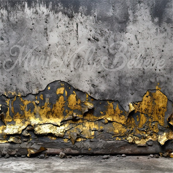 Kate Concrete Gold Wall Backdrop Designed by Mini MakeBelieve - Kate Backdrop AU