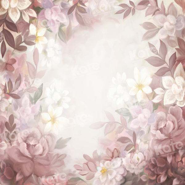 Kate Flower Portrait Mother's Day Backdrop Designed by GQ - Kate Backdrop AU