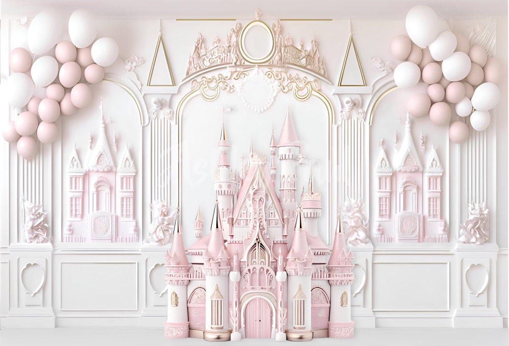 Kate Princess Room Castle Backdrop Designed by Ashley Paul - Kate Backdrop AU