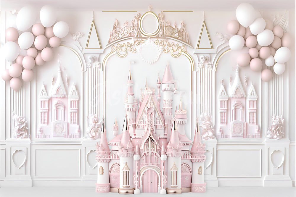Kate Princess Room Castle Backdrop Designed by Ashley Paul - Kate Backdrop AU