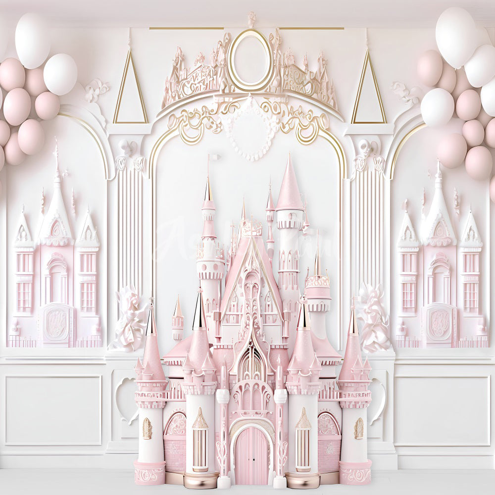 Kate Princess Room Castle Backdrop Designed by Ashley Paul - Kate Backdrop AU