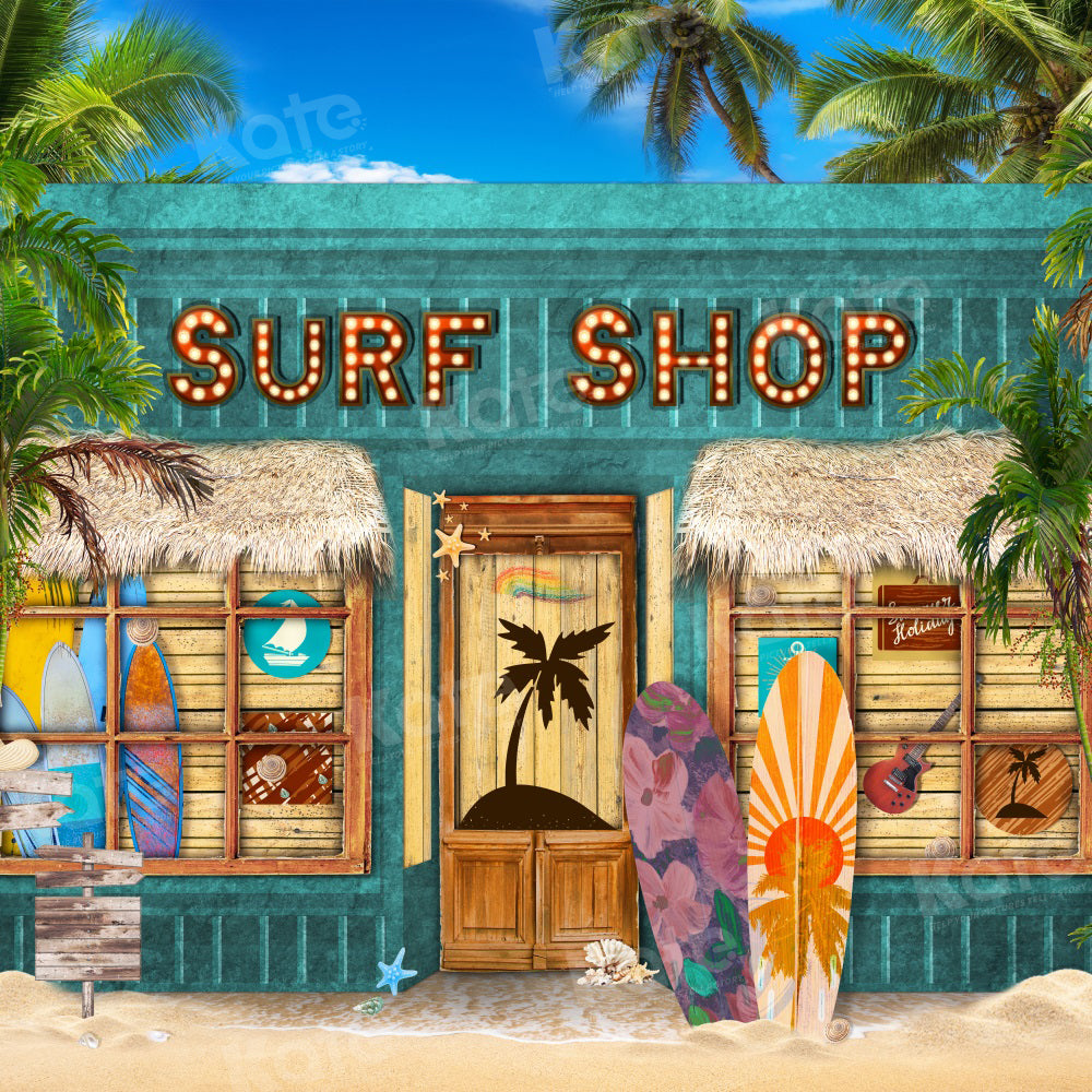 Kate Surf Shop Backdrop Sea Beach for Photography - Kate Backdrop AU