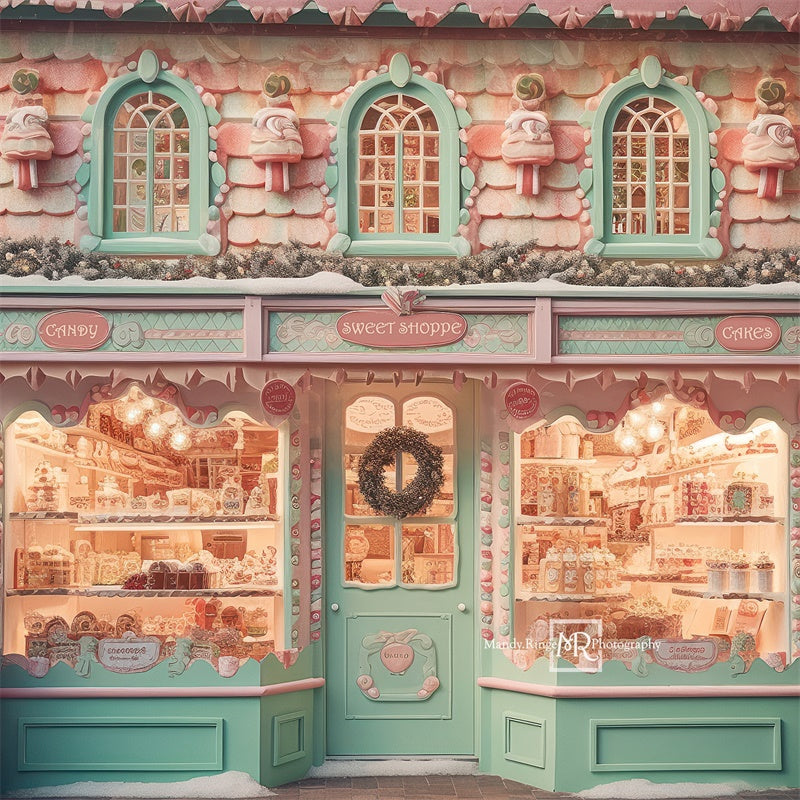 Kate Christmas Sweet Shop Backdrop Designed by Mandy Ringe Photography - Kate Backdrop AU