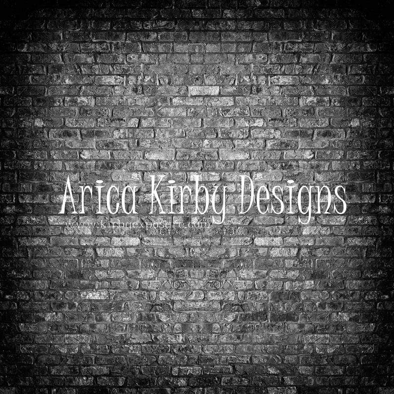 Kate Retro Dark Gradient Brick Backdrop designed by Arica Kirby - Kate Backdrop AU