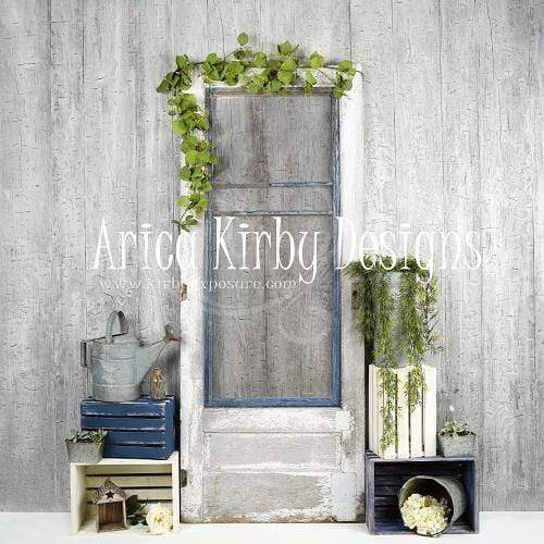 Kate Blue Door Spring Backdrop designed by Arica Kirby - Kate Backdrop AU