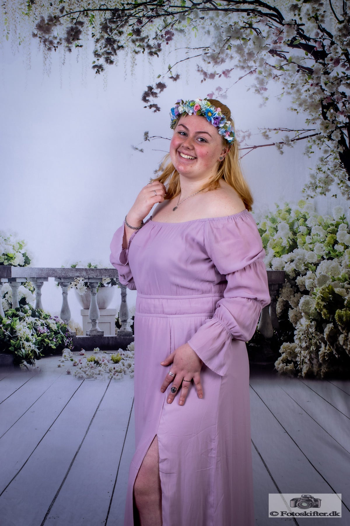 Kate Flower Tree Backdrop Scenery Railing Wedding AU - Kate Backdrop AU