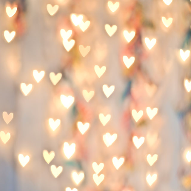 Kate Light Pink Love Heart Glitter Valentine's Day Backdrops for Photography - Kate Backdrop AU
