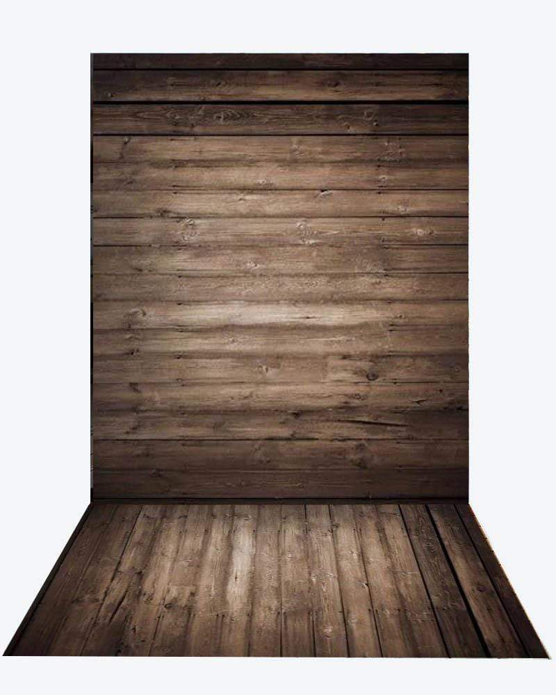 Katebackdrop:Kate Dark wood backdrop + wood floor mat