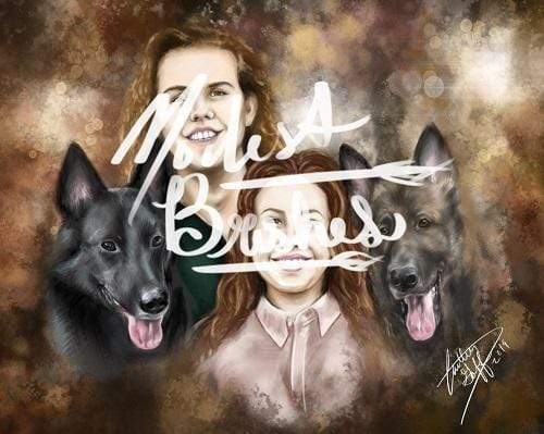 Kate Sunlit Woods Backdrop Designed by Modest Brushes - Kate Backdrop AU