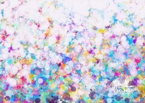 Kate Bright Splatter Paint Backdrop Designed by Modest Brushes - Kate Backdrop AU