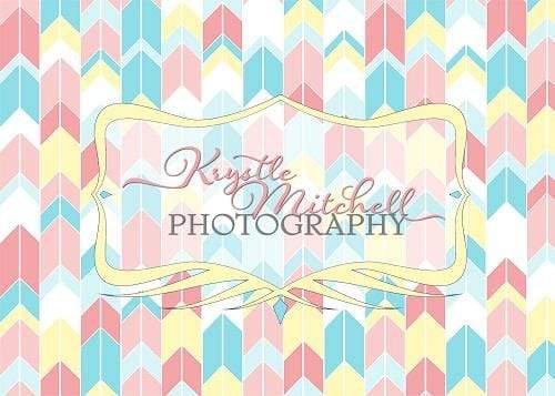 Kate Seamless Chevron Diamond Children Backdrop Designed By Krystle Mitchell Photography - Kate Backdrop AU