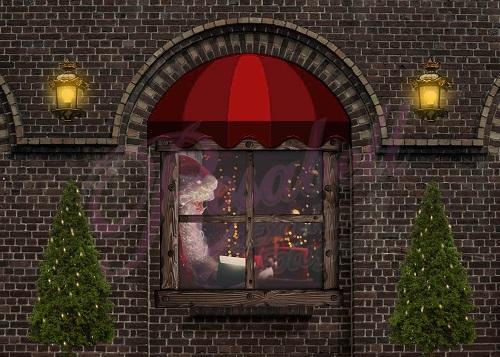 Kate Christmas Window Backdrop Designed by Rosabell Photography - Kate Backdrop AU
