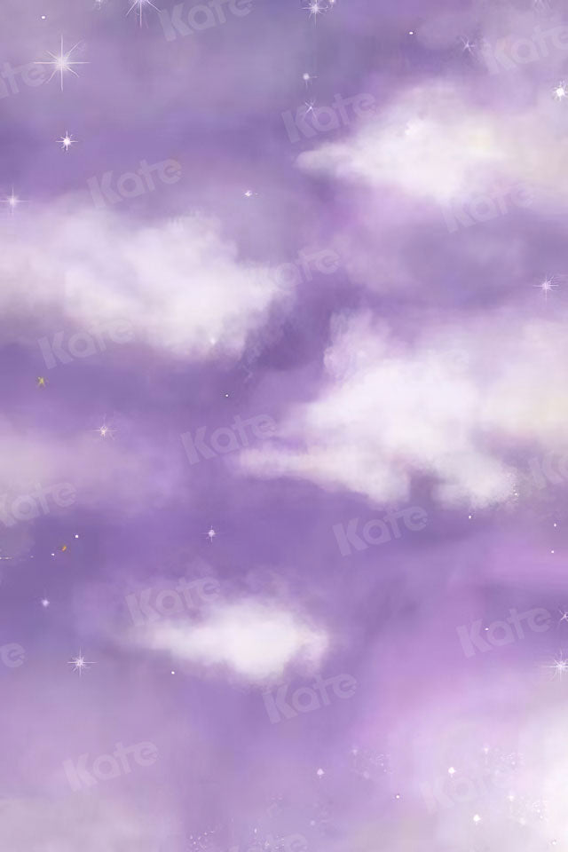 Kate Children Purple Clouds Sky Dream Backdrop for Photography - Kate Backdrop AU