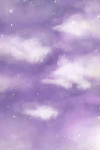 Kate Children Purple Clouds Sky Dream Backdrop for Photography - Kate Backdrop AU