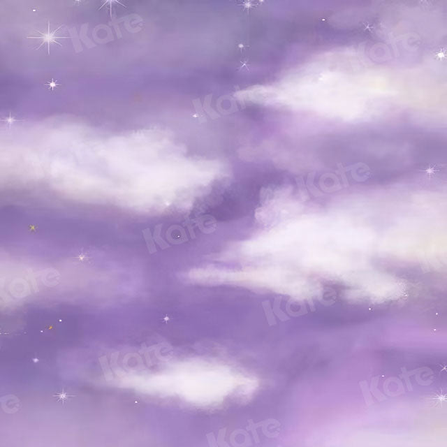 Kate Children Purple Clouds Sky Dream Backdrop for Photography - Kate Backdrop AU