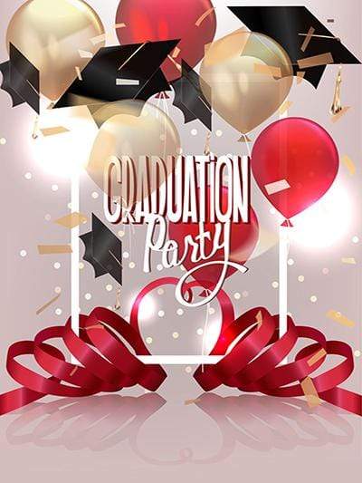 Kate Graduation Ceremony Party Doctor Cap Baloon Backdrop - Kate Backdrop AU