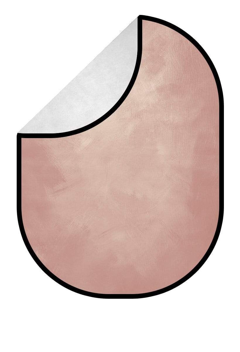 Kate Fine Art Textured Pink / Light Grey Collapsible Backdrop Photography 5X6.5ft(1.5x2m) - katebackdrop AU