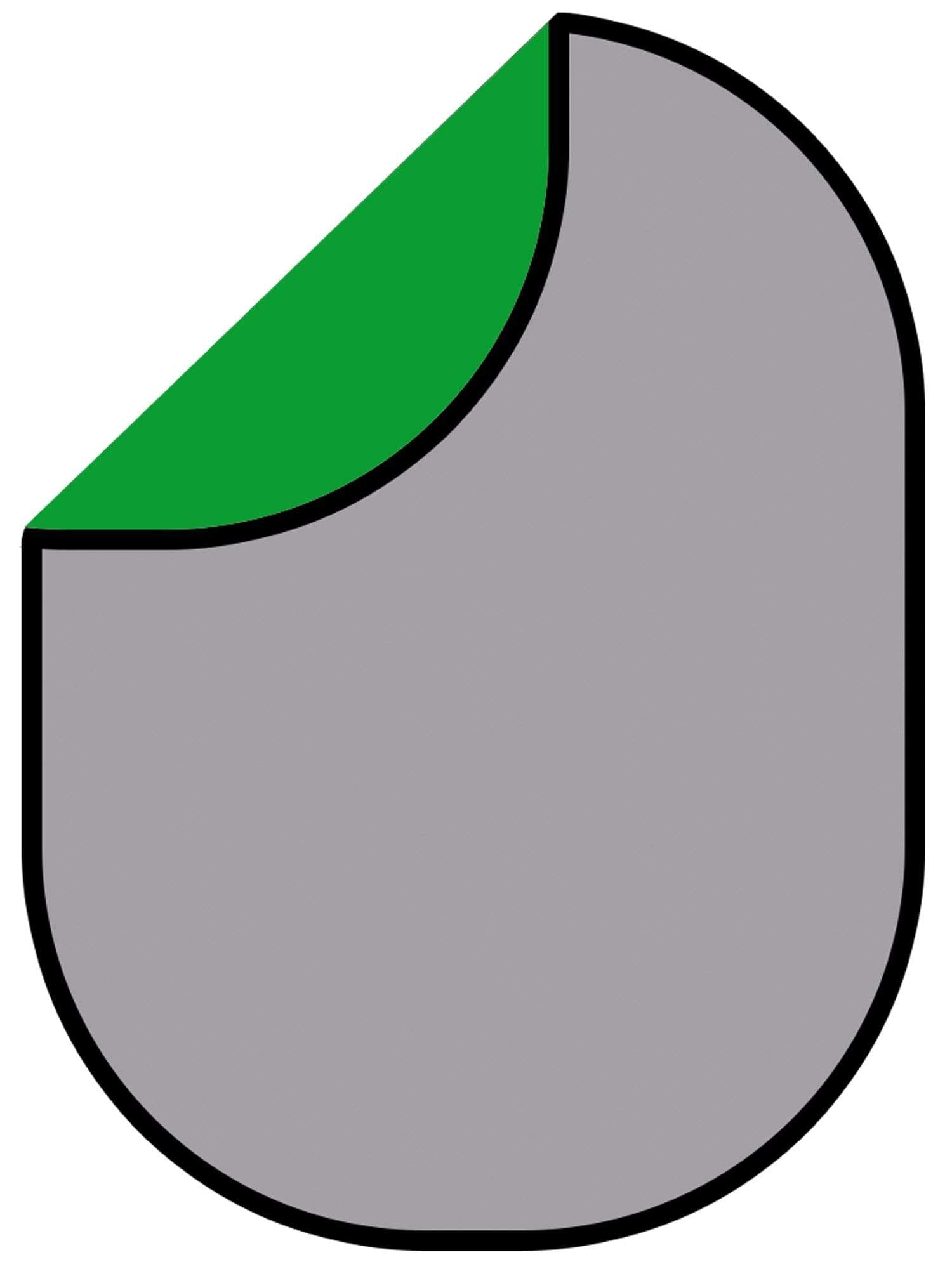 Kate Solid Gray/Hunter Green Collapsible Backdrop Photography 5X6.5ft(1.5x2m) - katebackdrop AU