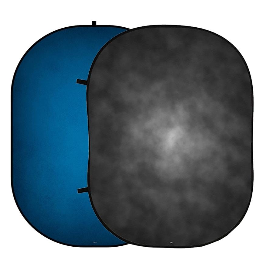 Kate Abstract Dark Gray/Blue Collapsible Backdrop Photography 5X6.5ft(1.5x2m) - Kate Backdrop AU
