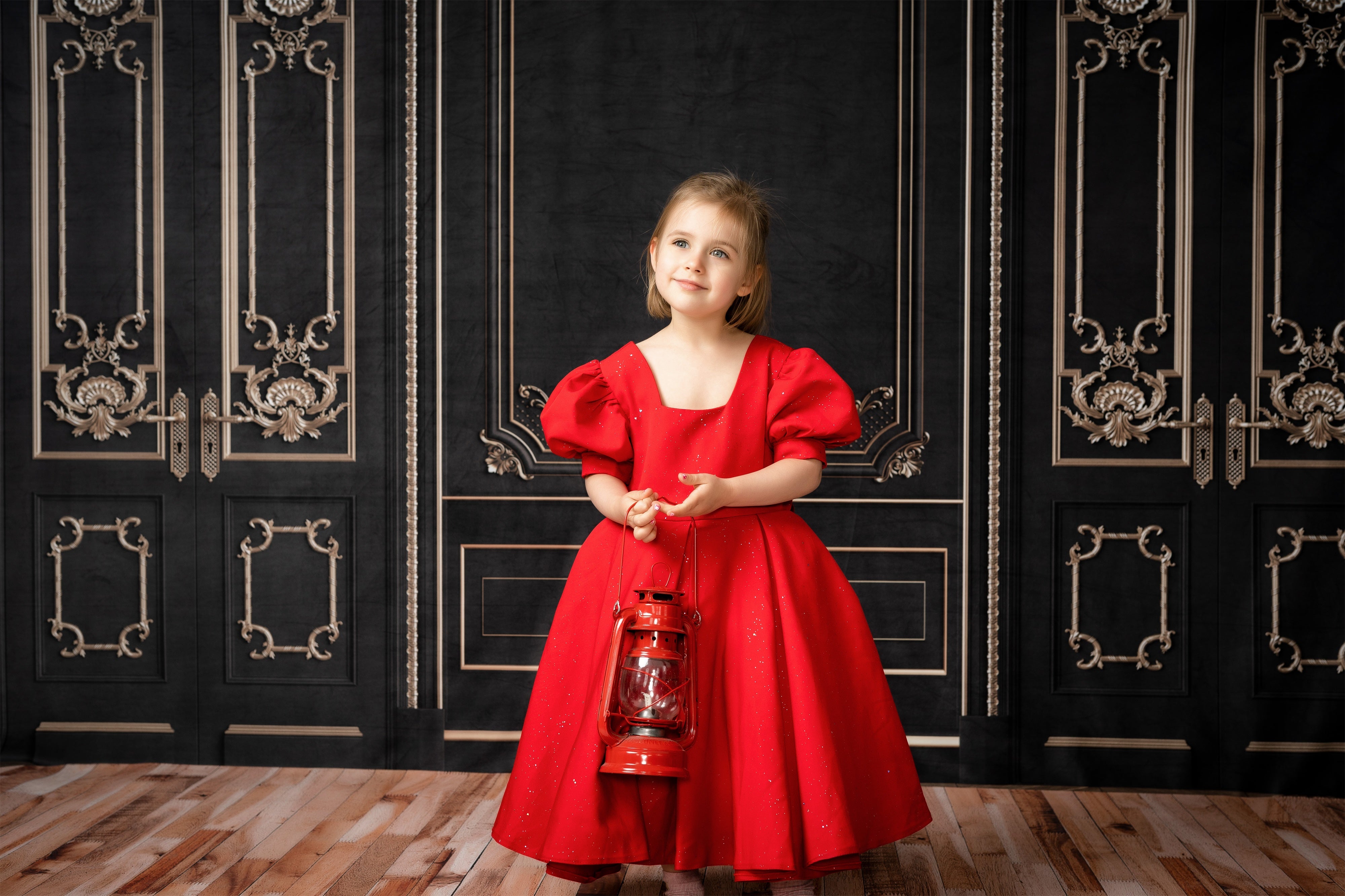 Kate Retro Wall Backdrop Gold And Black for Photography - Kate Backdrop AU