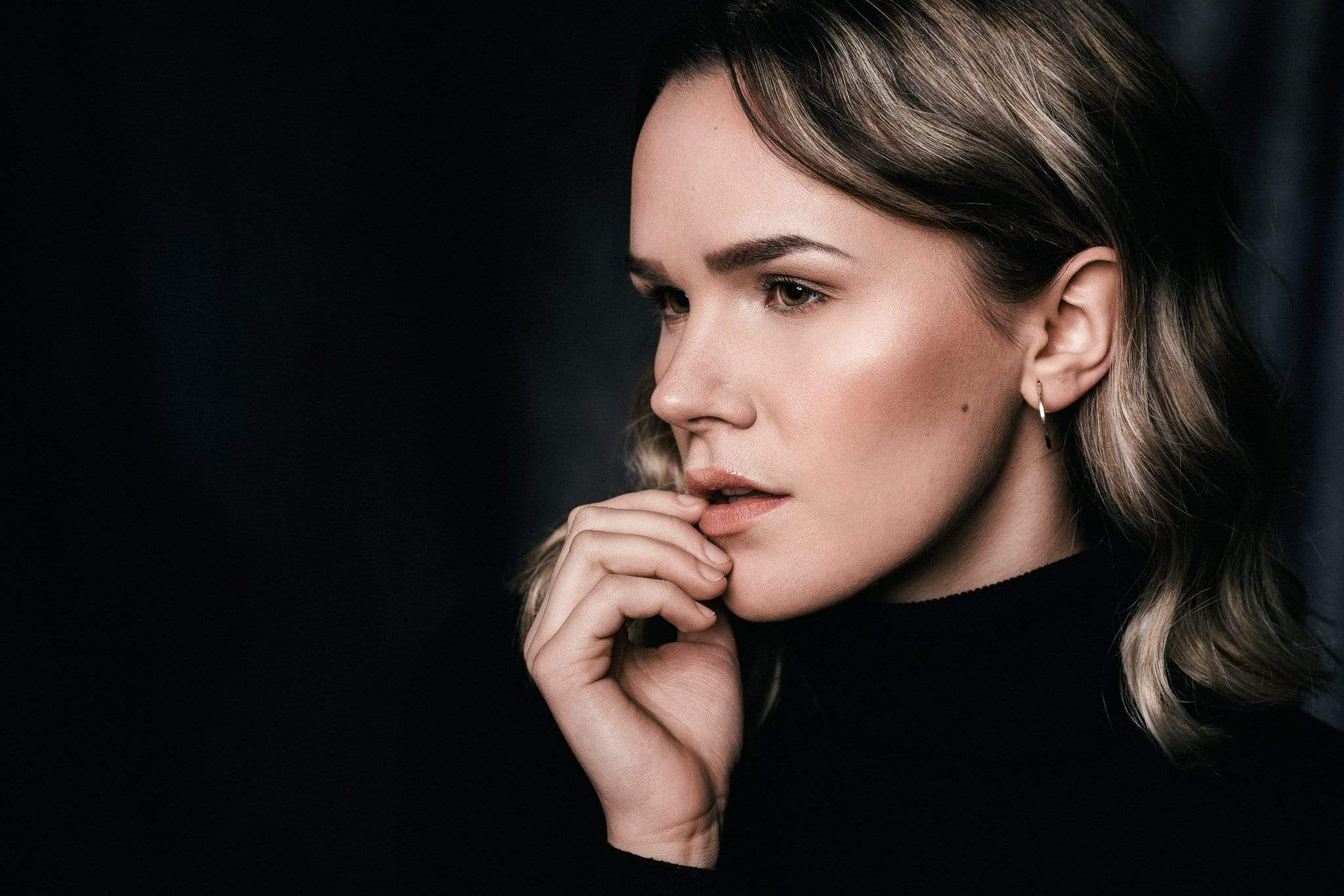 Kate Abstract Black With Litter Light Texture Backdrops For Photography Old Master - Kate Backdrop AU