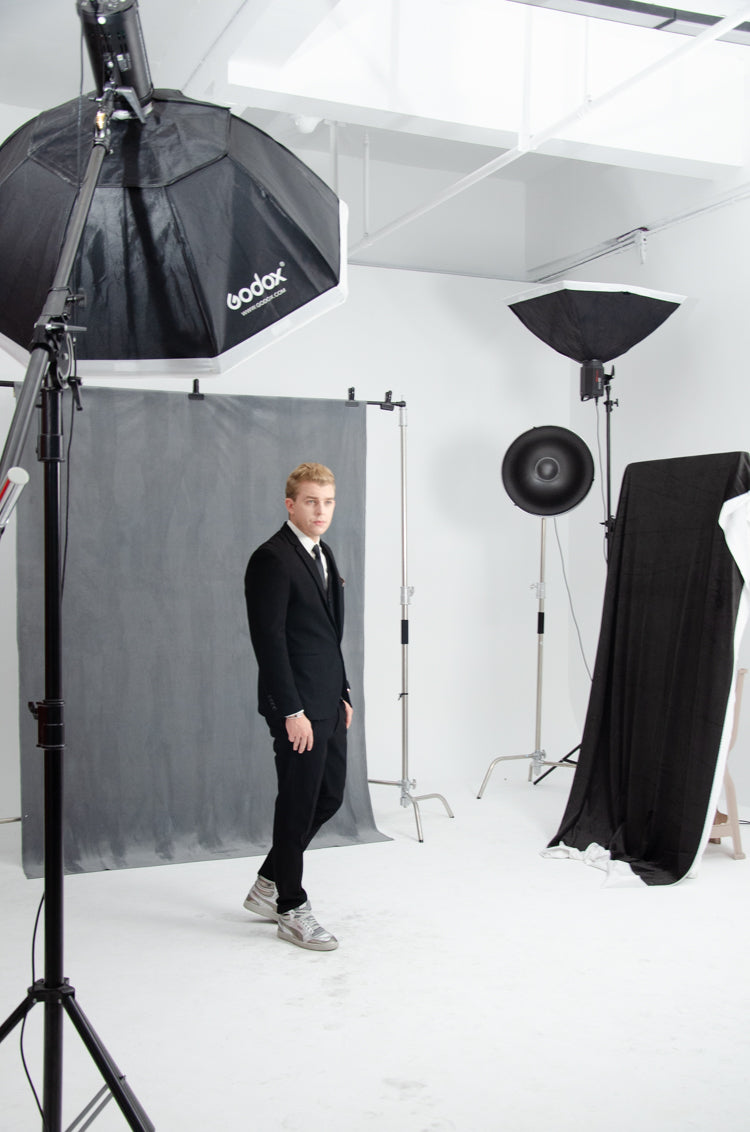 Kate Solid Grey Color Portrait Photography Backdrop(HGCSB) - Kate Backdrop AU