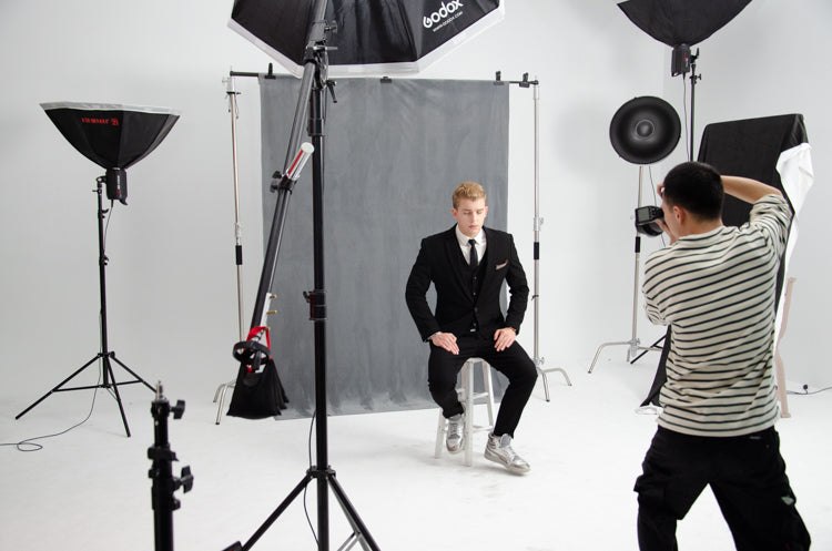 Kate Solid Grey Color Portrait Photography Backdrop(HGCSB) - Kate Backdrop AU