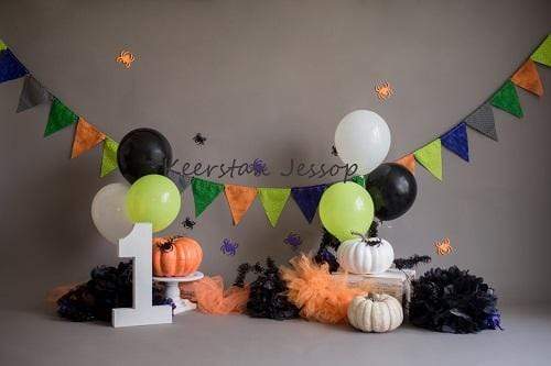 Kate Cake Smash Pumpkins Halloween Backdrop for Photography Designed by Keerstan Jessop - Kate Backdrop AU