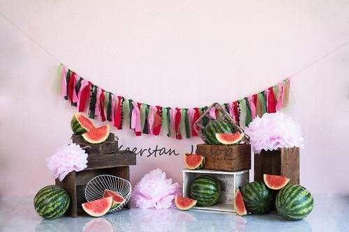 Kate Summer Watermelon Decoretions Children Backdrop Designed By Keerstan Jessop - Kate Backdrop AU