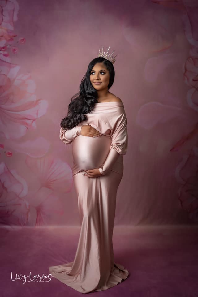 Kate Sweep Fine Art Floral Blurry Pink Backdrop Designed by GQ - Kate Backdrop AU