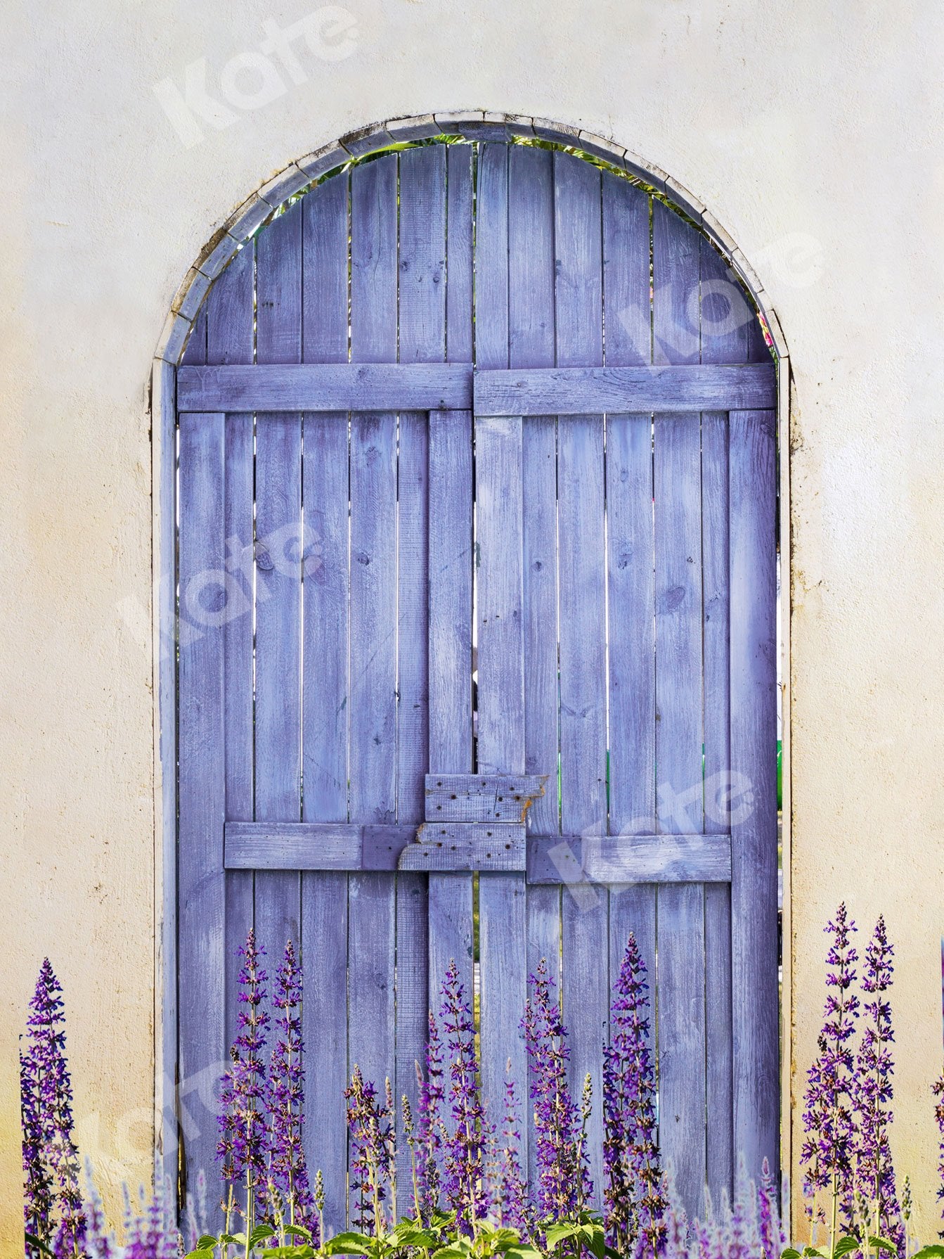 Kate Purple Wooden Door With Lavender Backdrop Designed by Jia Chan Photography - Kate Backdrop AU