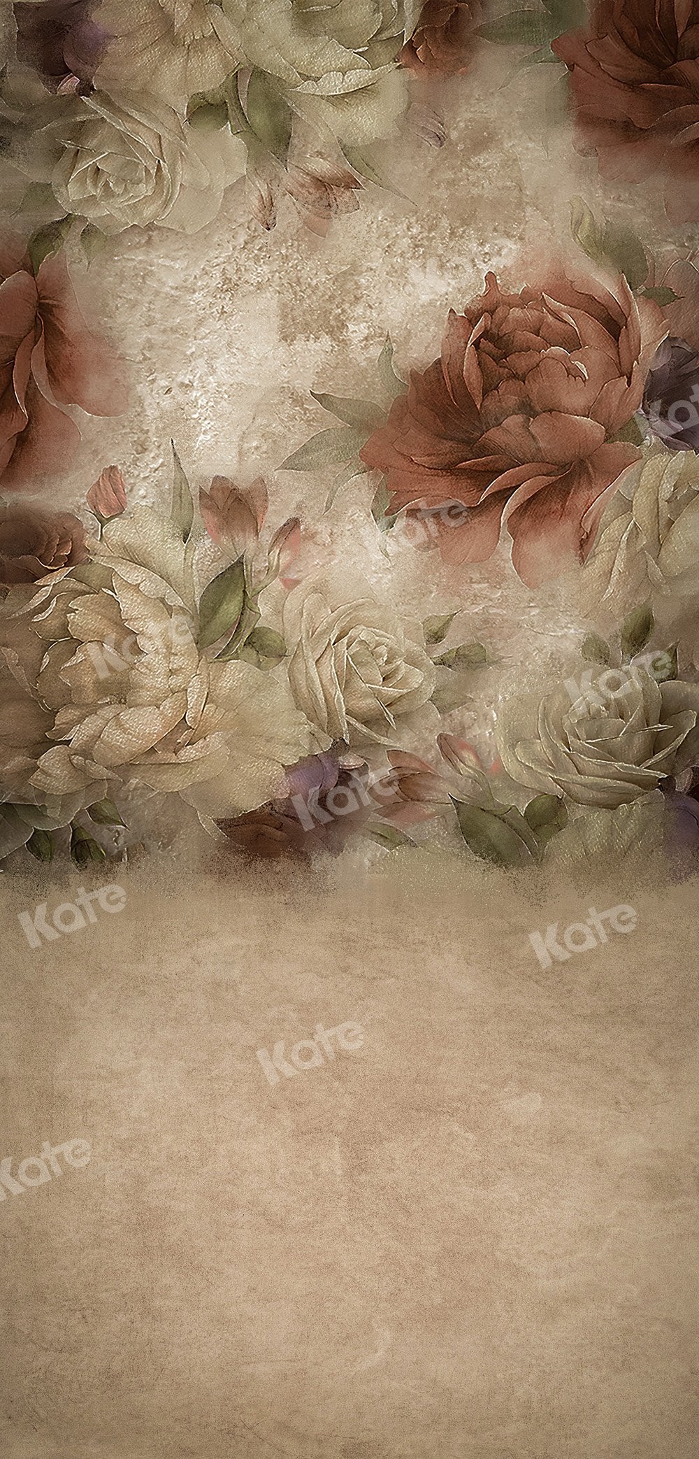 Kate Sweep Fine Art Florals Peony Vague Backdrop for Photography - Kate Backdrop AU