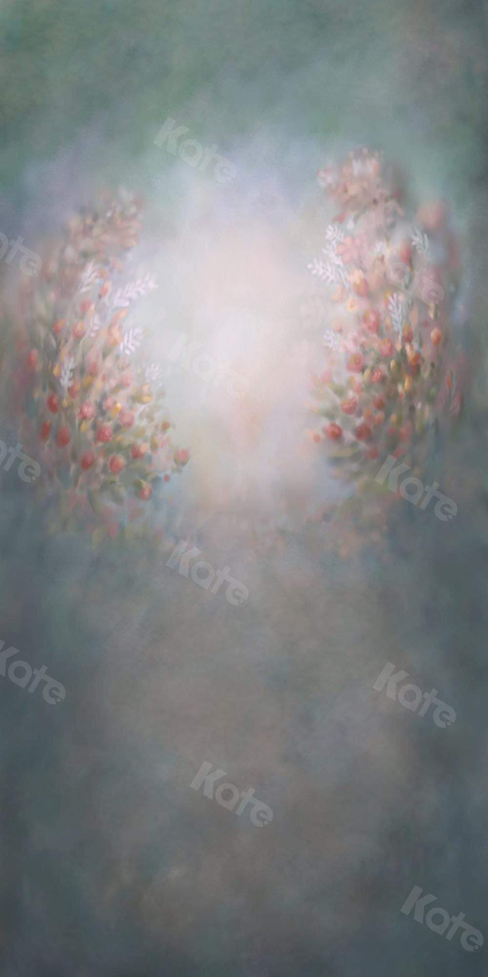 Kate Sweep Abstract Fine Art with Florals Backdrop for Photography - Kate Backdrop AU