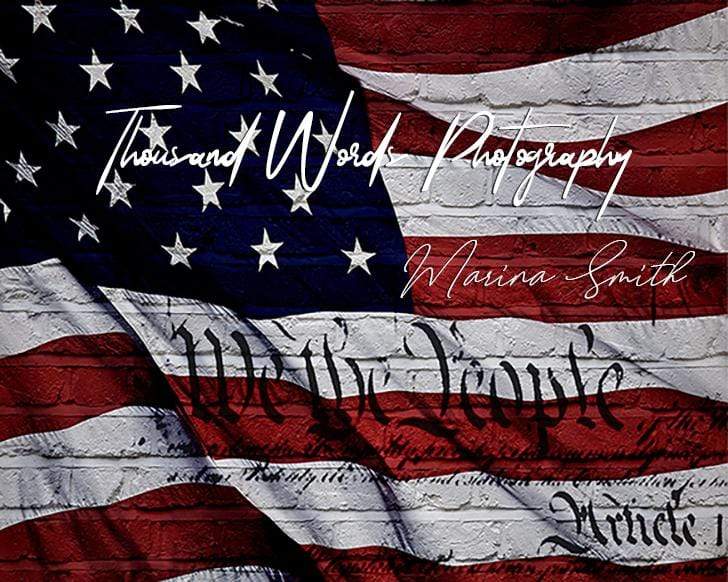 Kate American Flag Wall Backdrop for Photography Designed by Marina Smith - Kate Backdrop AU