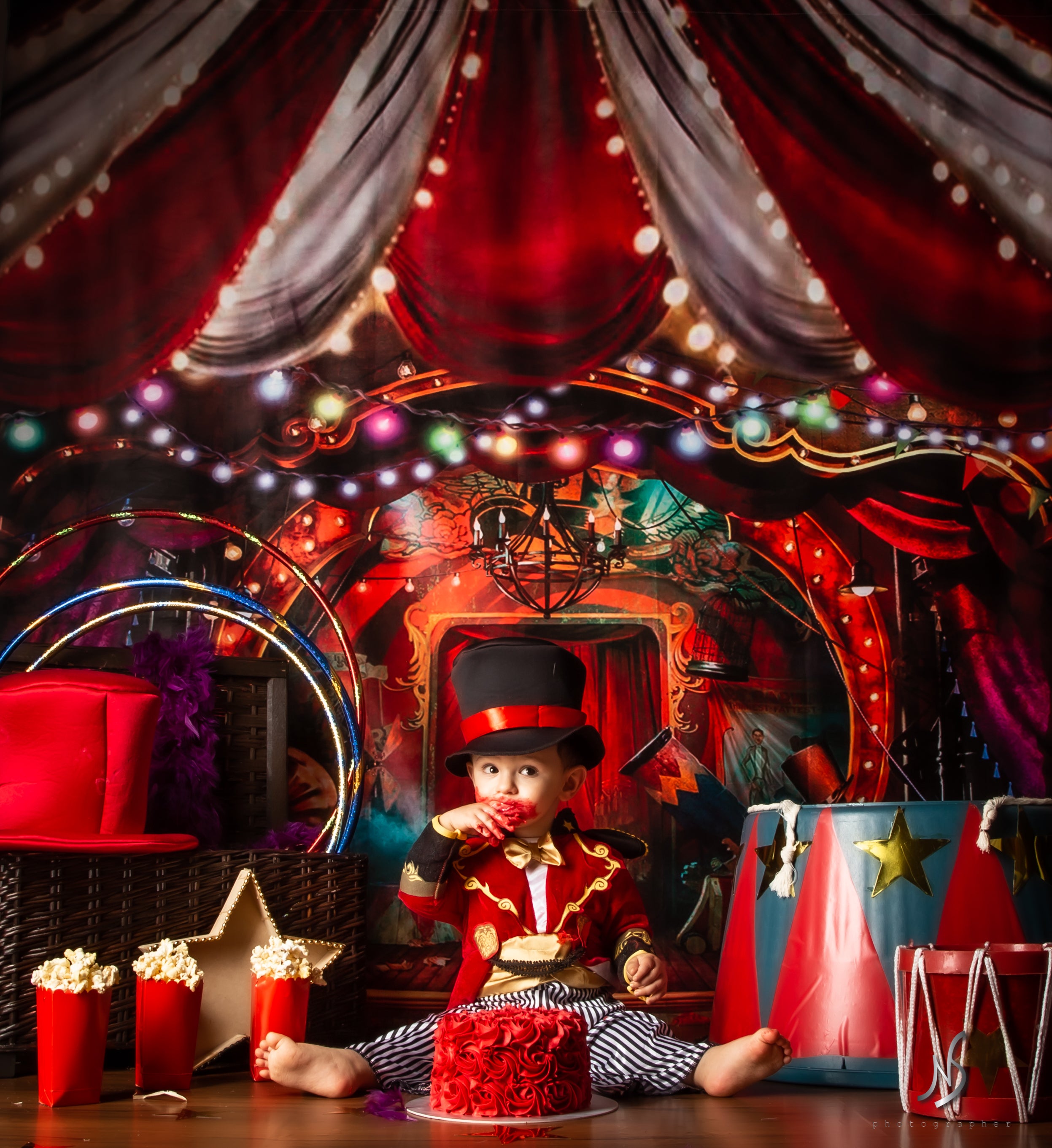 Kate Circus Backdrop Designed by Rosabell Photography - Kate Backdrop AU