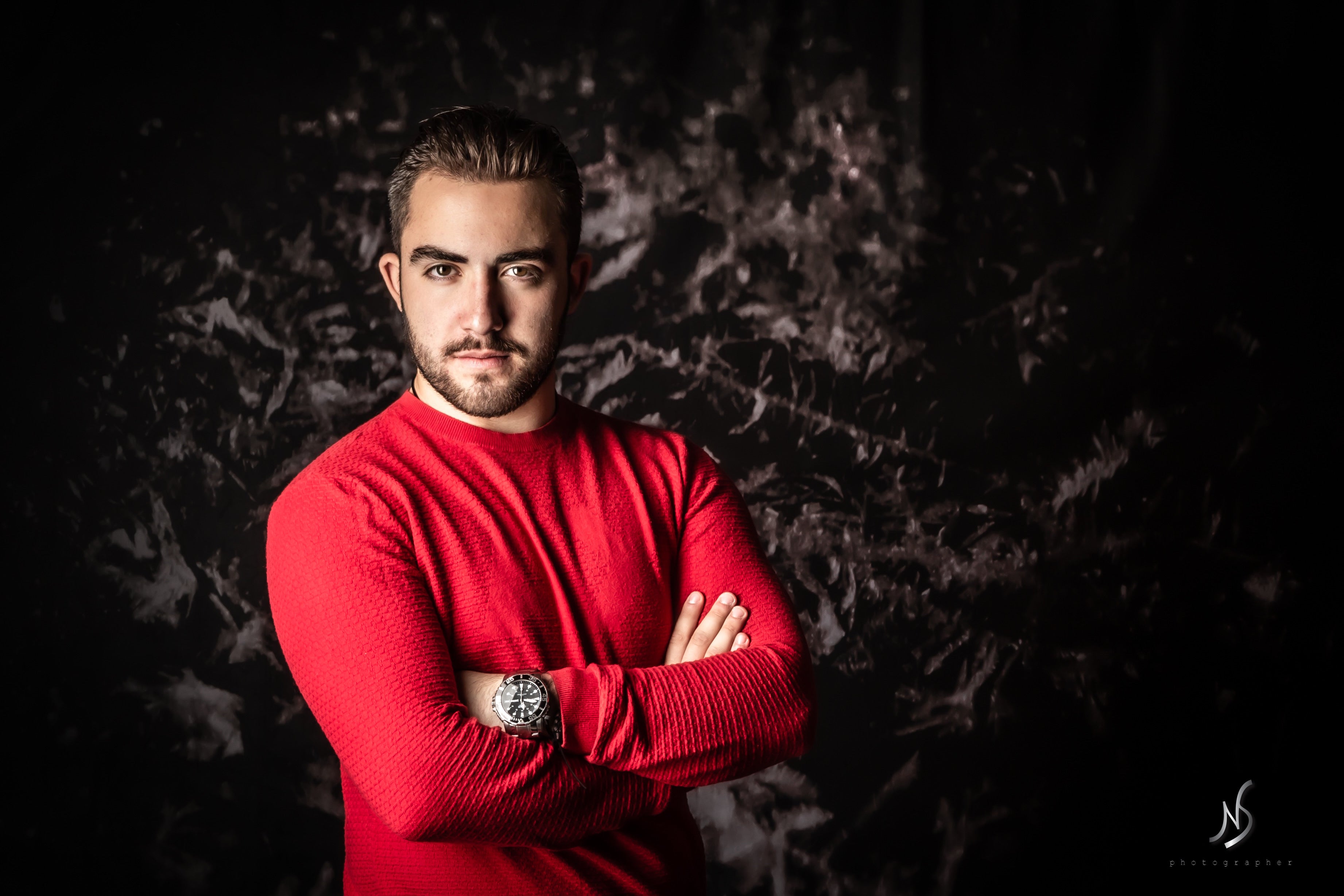 Kate Abstract Black Backdrop Frost Texture Designed by Kate Image - Kate Backdrop AU