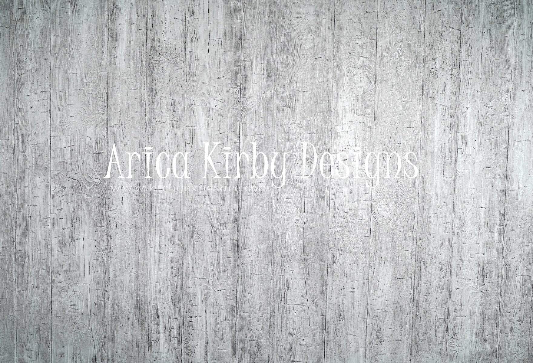 Kate Grey Wood Wall Backdrops Designed by Arica Kirby - Kate Backdrop AU