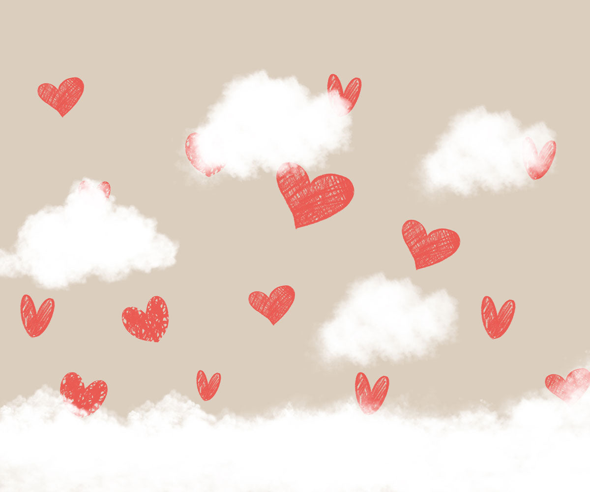 Kate Valentine's Day Red Hearts Backdrop Designed By Jerry_Sina - Kate Backdrop AU