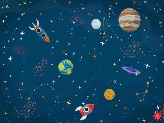 Kate Space astronaut star Backdrop designed by Jerry_Sina - Kate Backdrop AU