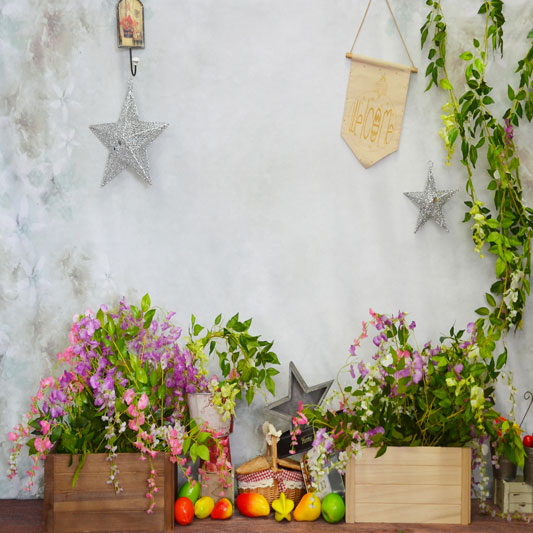 Kate Welcome Spring Floral Backdrop Designed By Jerry_Sina - Kate Backdrop AU
