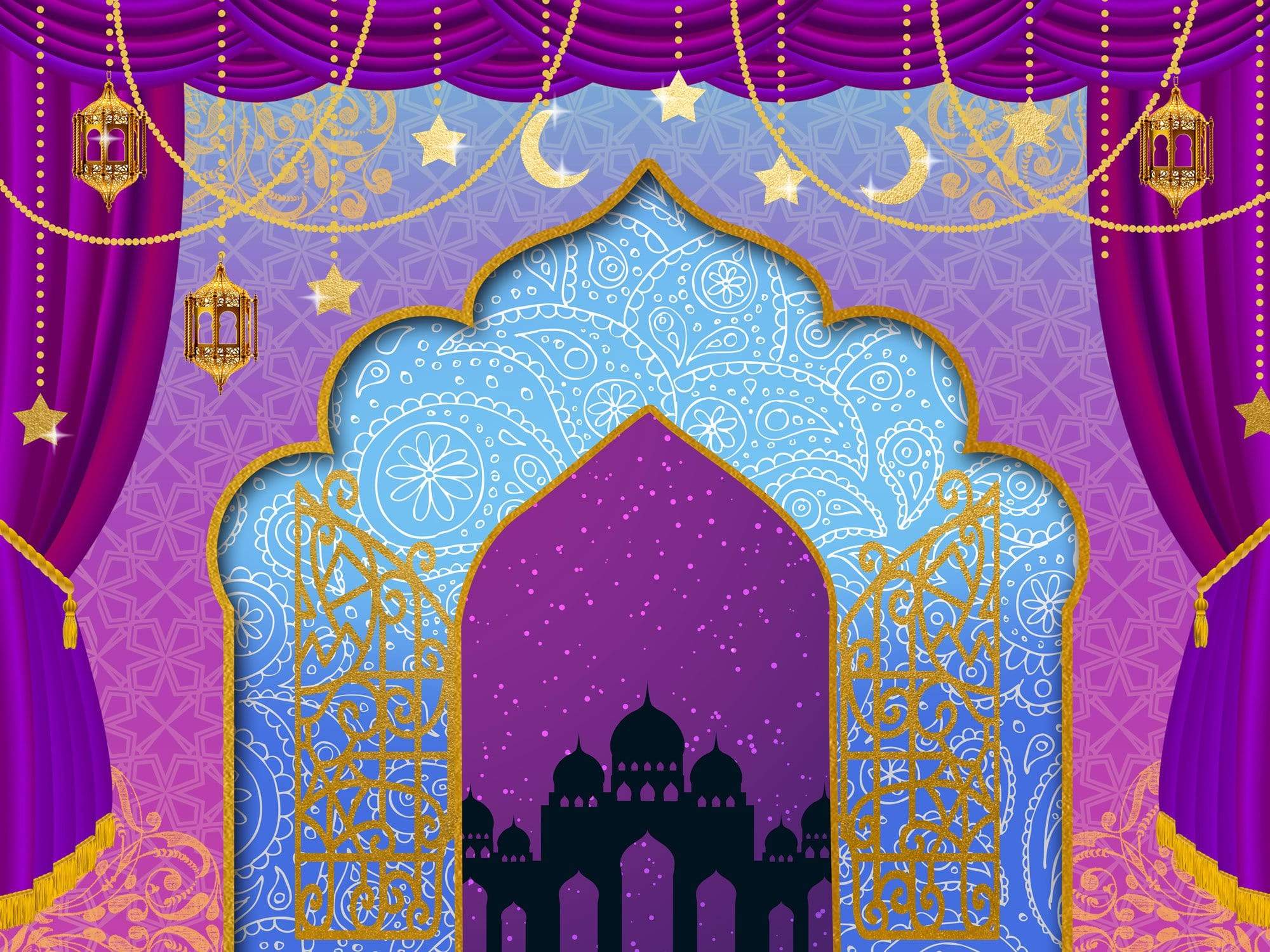 Kate Celebration Party with Decoration Backdrop Designed By Jerry_Sina - Kate Backdrop AU