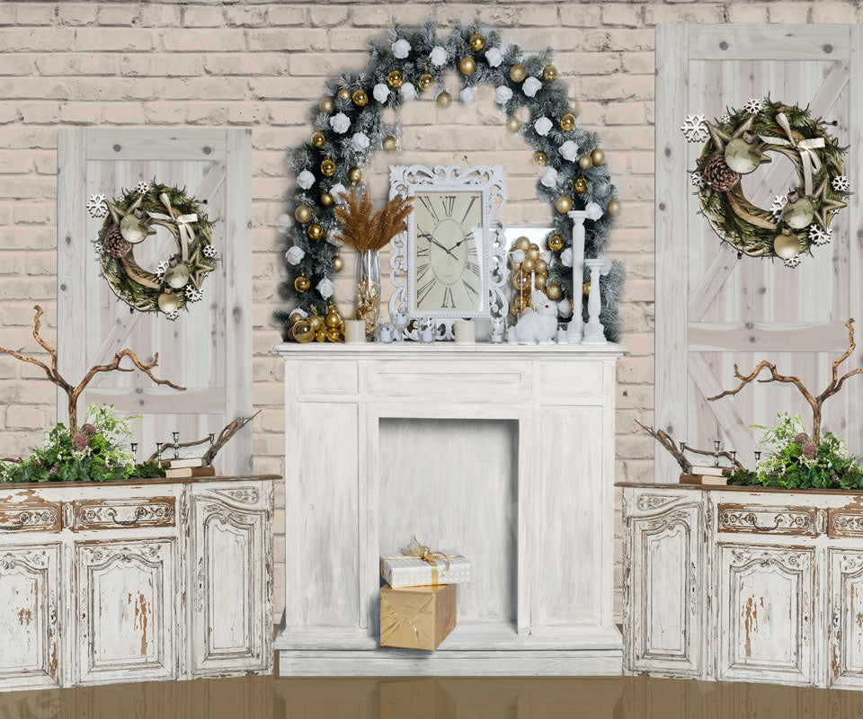 Kate Christmas Decoration Room Backdrop Designed By Jerry_Sina - Kate Backdrop AU