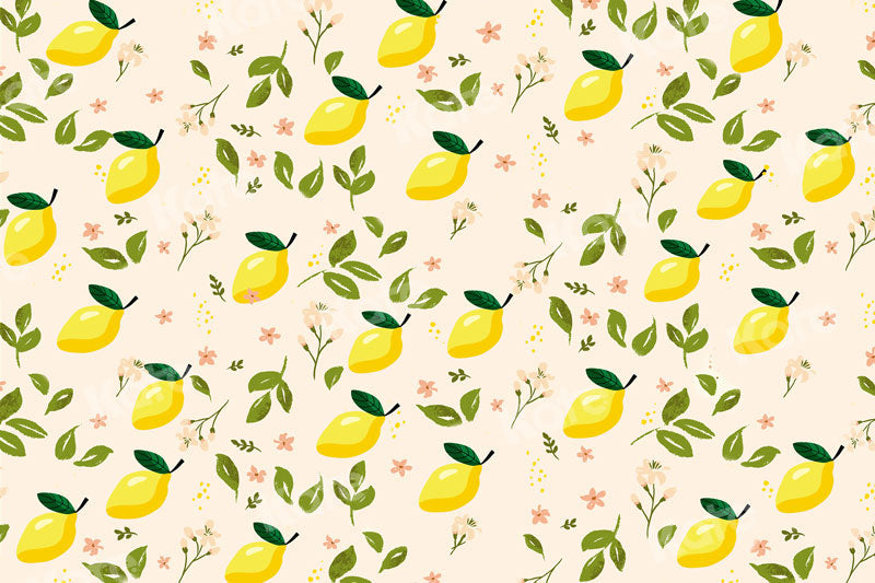 Kate Lemon Summer Cake Smash Backdrop Designed By JS Photography - Kate Backdrop AU