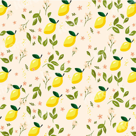 Kate Lemon Summer Cake Smash Backdrop Designed By JS Photography - Kate Backdrop AU