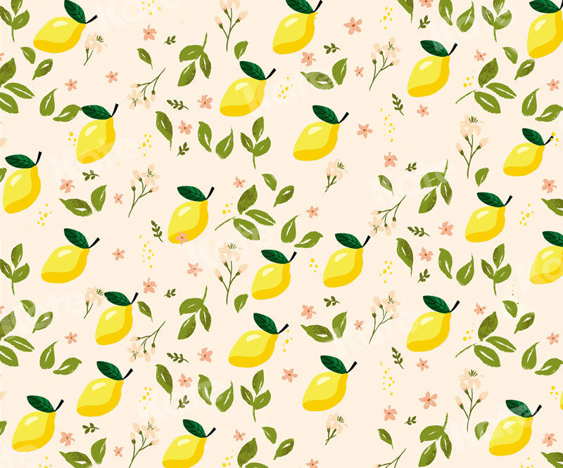 Kate Lemon Summer Cake Smash Backdrop Designed By JS Photography - Kate Backdrop AU